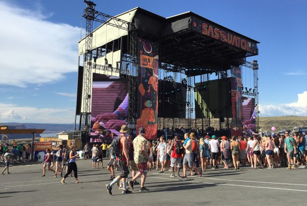 Main stage of Sasquatch! Music Festival in May 2015