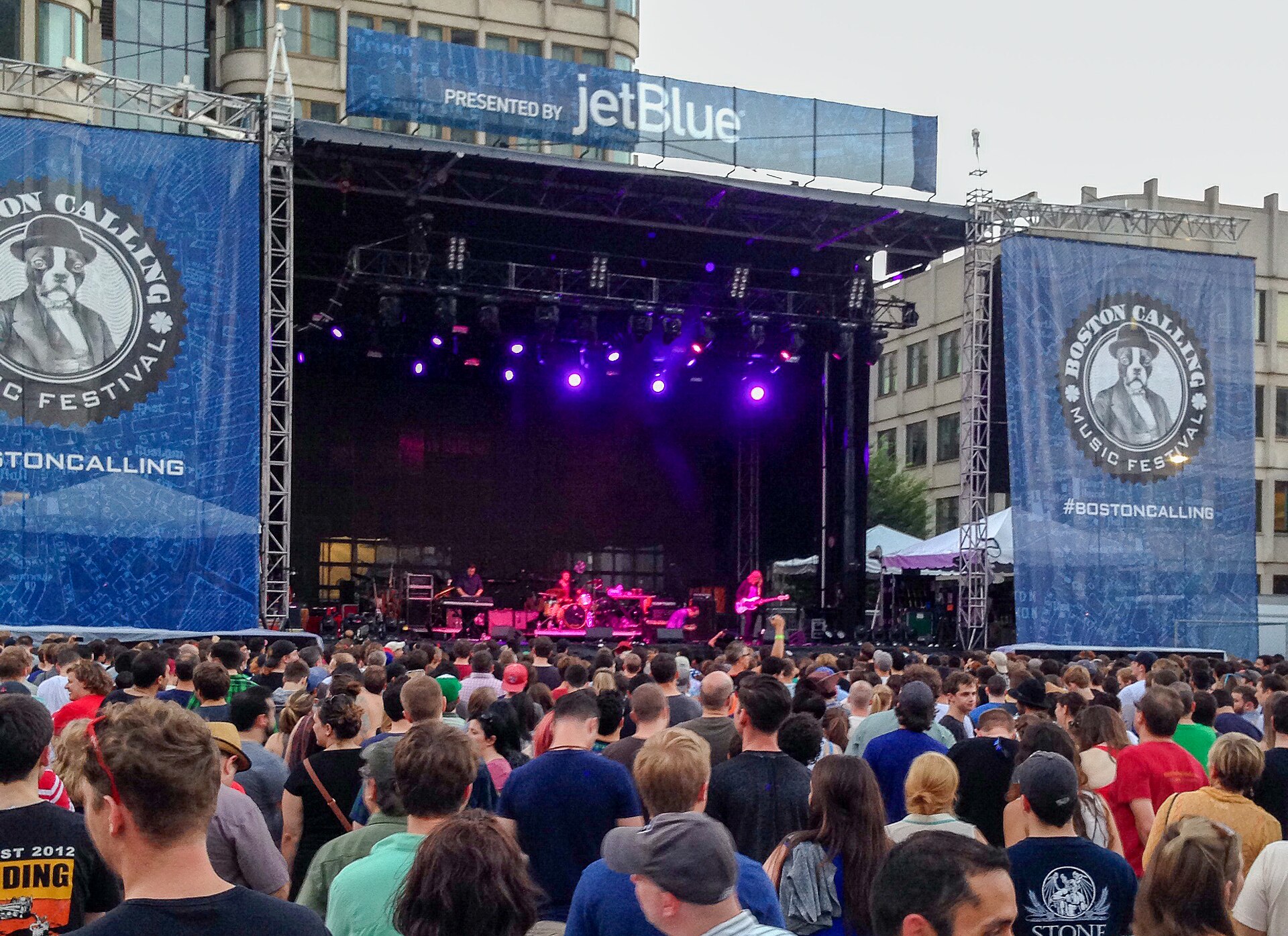 Boston Calling Music Festival stage in 2014
